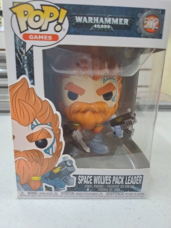 Funko Pop Warhammer 40,000 -Space Wolves Pack Leader- #502
