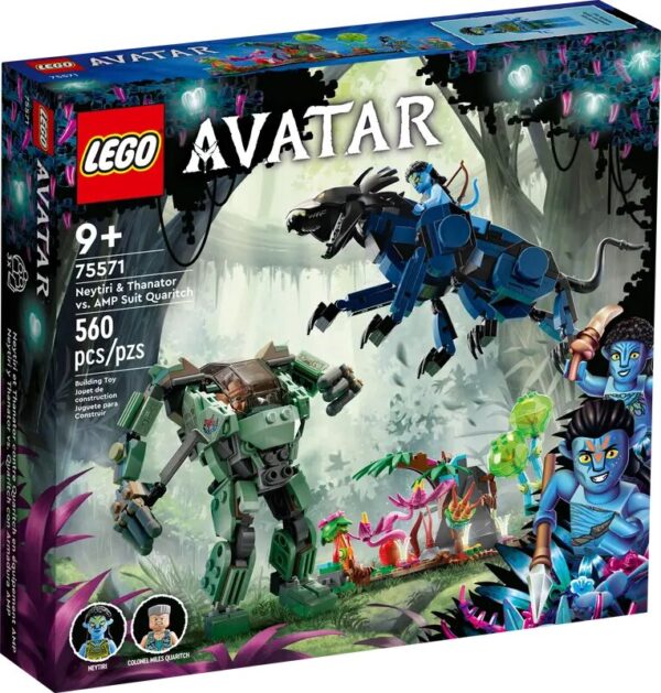 Lego Avatar -Neytiri y Thanator vs. Quaritch con Armadura AMP-