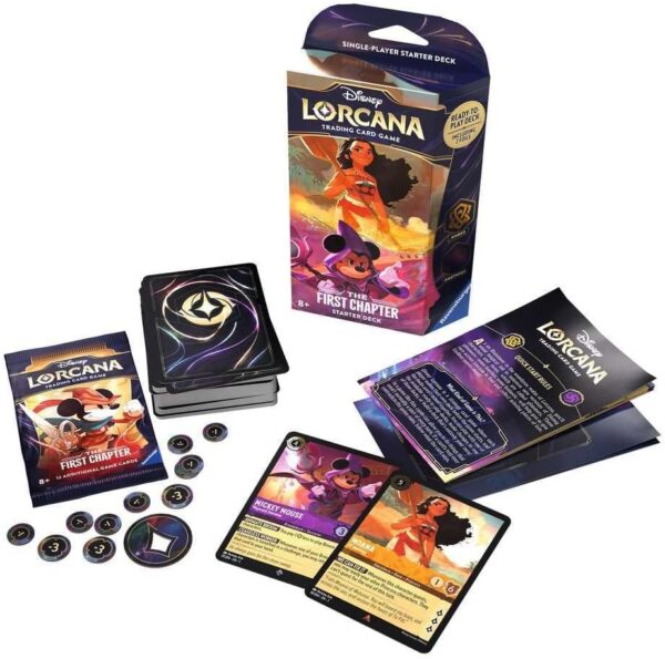Lorcana The First Chapter Starter Deck (Amber / Amethyst) - Imagen 2
