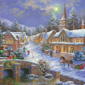 Apple One Jigsaw Puzzle Moonlight Serenade Nicky Bochme